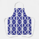 Search for blue geometric pattern aprons Triangle