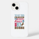 Recherche de cheval drôle iphone coques Cowgirl