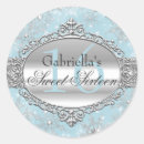 Recherche de winter wonderland autocollants Bleu