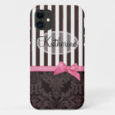 Recherche de rose de damassé iphone coques Noir et blanc