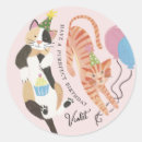 Search for purrfect stickers Birthday