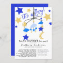 Search for star baby boy shower invitations Its a boy