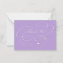 Search for purple thank you cards Simple