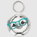 Search for funny sloth keychains Lazy