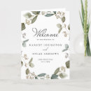 Search for booklet wedding programs Greenery