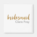 Recherche de bachelorette refrigérateur magnets Bridesmaid