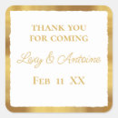 Search for thank you for coming wedding stickers Minimalist