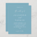 Recherche de aqua blue mariage invitations Élégant