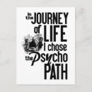 Search for psycho postcards Humour