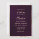 Search for purple border wedding invitations Modern