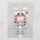 Search for just married car invitations Newlyweds
