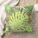 Recherche de feuille de monstera coussins Nature
