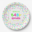 Search for baby sprinkle paper plates Rainbow sprinkles
