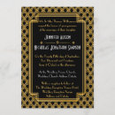 Search for fans wedding invitations Roaring twenties