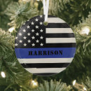 Search for flag christmas accents thin blue line