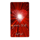 Search for valentines day business labels Red