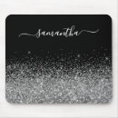 Recherche de noir et argent tapis souris Anniversaire