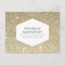 Search for glitter postcards Gold