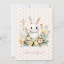 Search for rabbit baby girl shower invitations Flowers