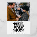 Search for love christmas cards Peace love joy