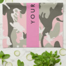 Search for camo tea towels Pink camouflage