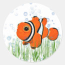 Search for clown fish stickers Water