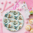 Search for green and white striped plates For kids