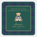 Search for navy baby shower stickers Thank you