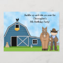 Search for cowboy for boy birthday invitations Pony