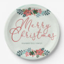 Search for candy cane christmas plates Watercolor