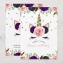Search for floral unicorn invitations Kids