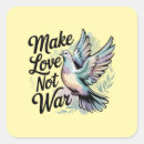 Search for make love not war stickers Dove