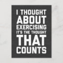 Search for funny exercise quotes on Typography