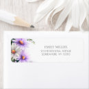 Search for white daisy return address labels Rustic