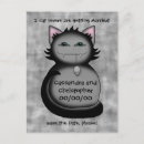 Search for funny cat save the dates Cute