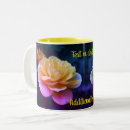 Recherche de rose jaune tasses Mother