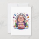 Search for lady rsvp cards Grandma gag