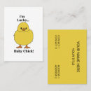 Search for chicks business cards Bird
