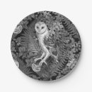 Recherche de hibou assiettes Bois