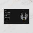 Search for sword business cards Warrior
