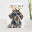 Search for funny dachshund birthday cards Doxie