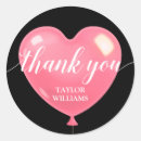 Search for valentine thank you stickers Heart
