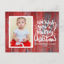 Search for barn wood christmas cards Red and green