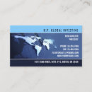 Search for international business cards Globe