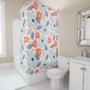 Search for blue and orange shower curtains Garden