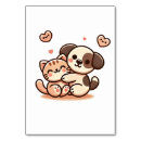 Search for dogs table cards Cute