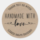 Search for made with love stickers Rustic