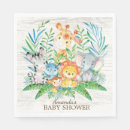 Search for safari baby shower napkins Giraffe