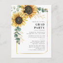 Search for sunflower graduation invitations High school college university