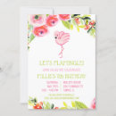 Recherche de pink flamingo invitations Floral